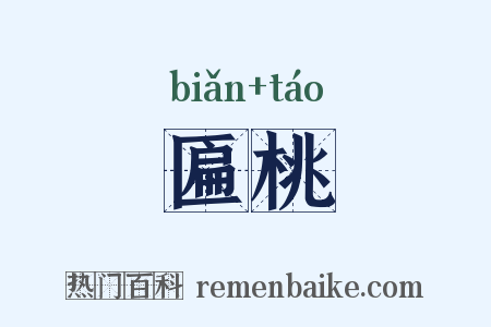 匾桃是什么意思的图片